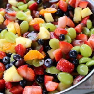 Fruit Salad in so colorful, healthy, and delicious