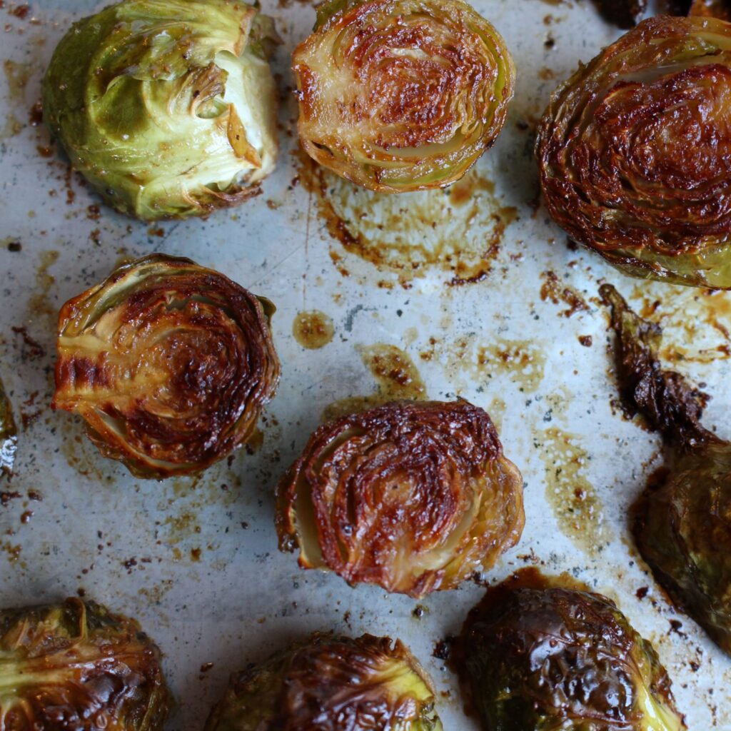 Beautifully Caramelized Brussels