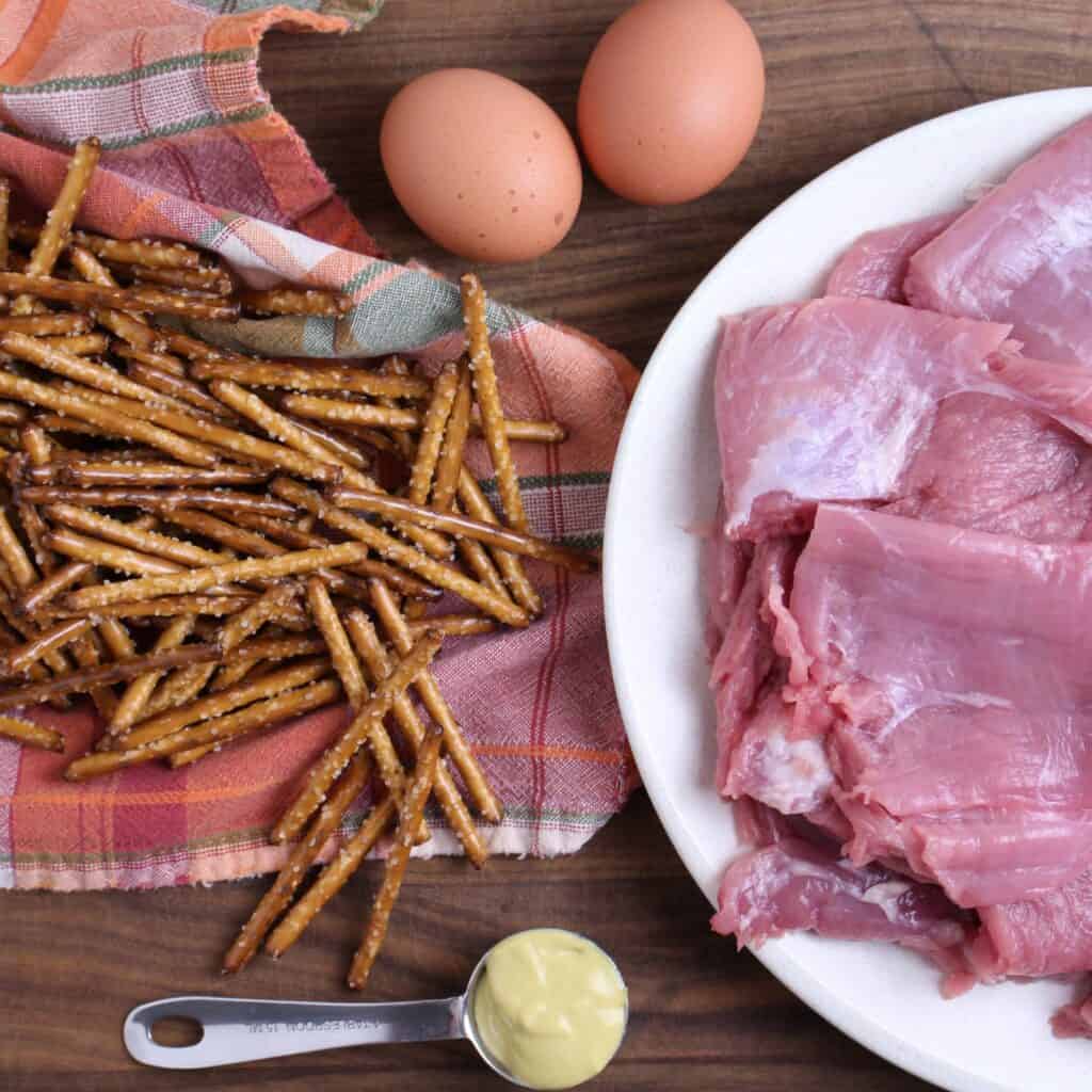 pretzel encrusted schnitzel ingredients