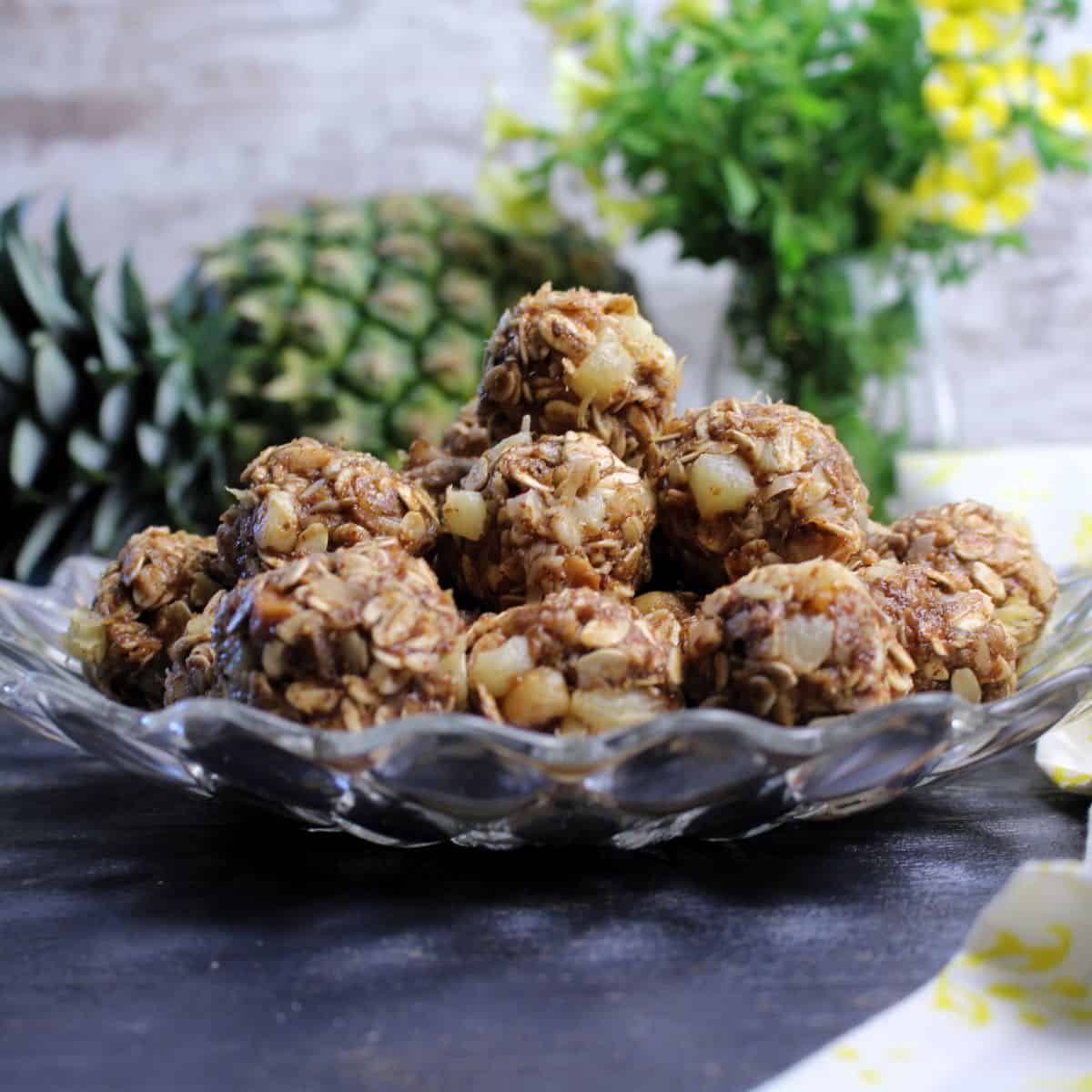 Featured image for “Pina Colada Energy Balls with Fresh Pineapple”