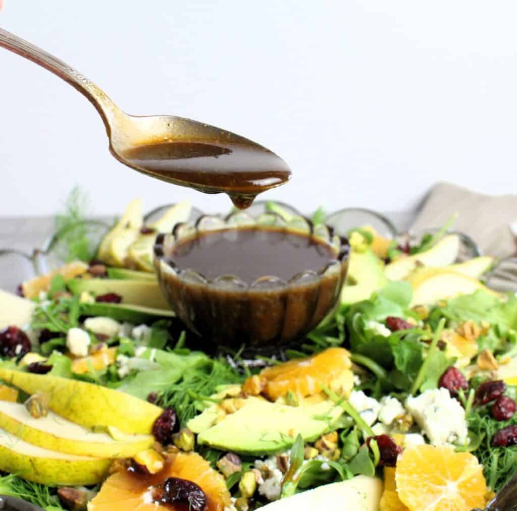 Maple balsamic dressing is made with ingredients you most likely have in your pantry or fridge.